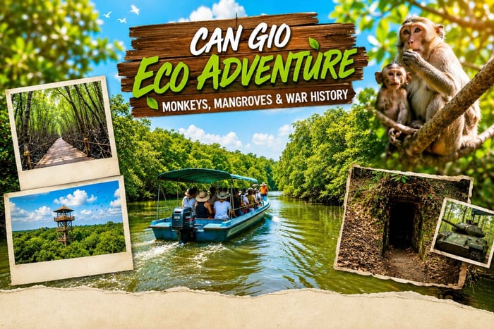 Can Gio Eco Adventure: Monkeys, Mangroves & War History