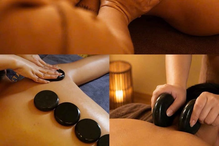 Da Nang: 90-minutowy masaż gorącymi kamieniami i sauna w pobliżu Mostu Smoka