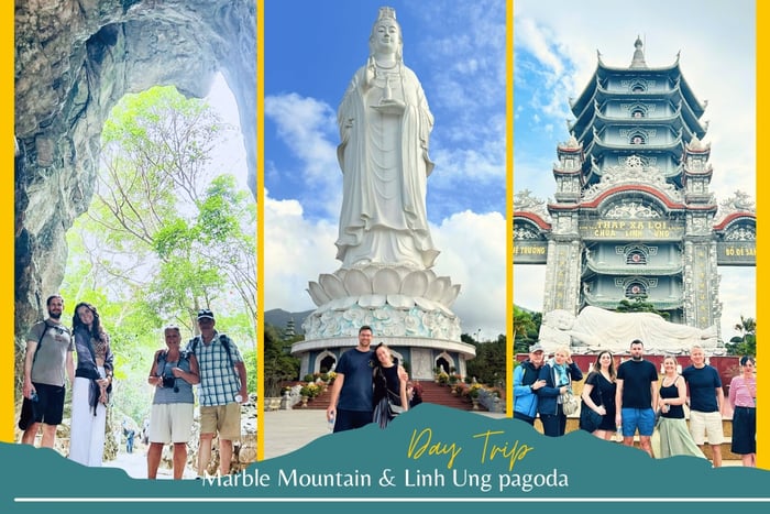 Da Nang/Hoi An: montañas de mármol, cueva de Am Phu, montaña de los monos