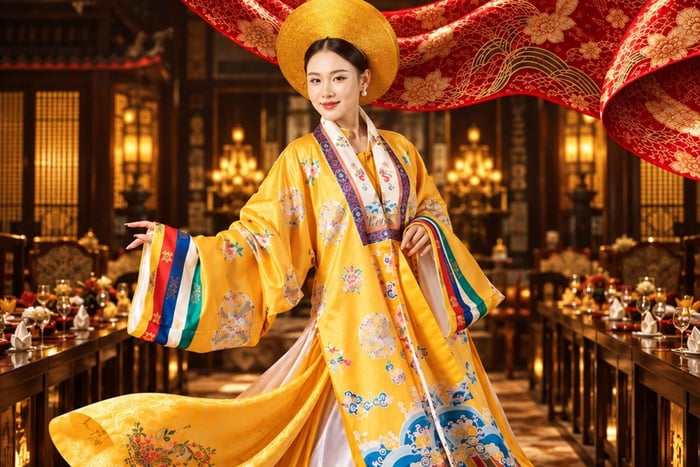 Da Nang: cena con espectáculo vietnamita y trajes tradicionales