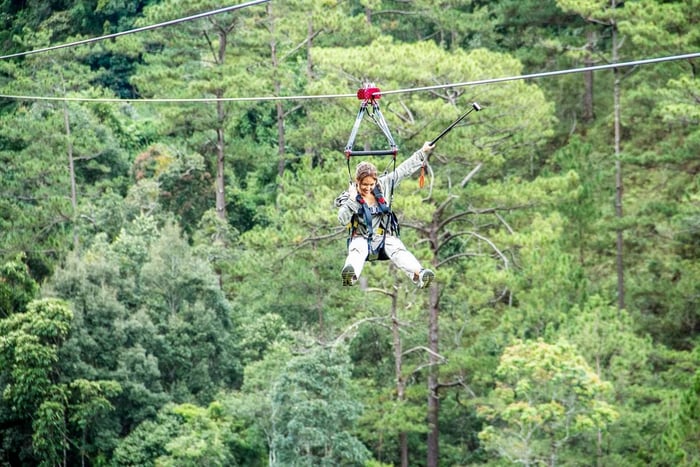 Extreme ZIPLINE 1500M & CANYONING in DA LAT