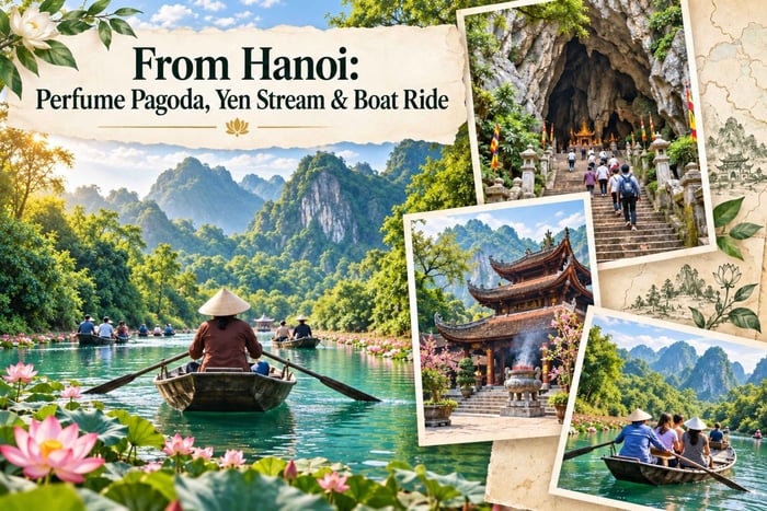 From Hanoi: Perfume Pagoda, Yen Stream & Boat Ride