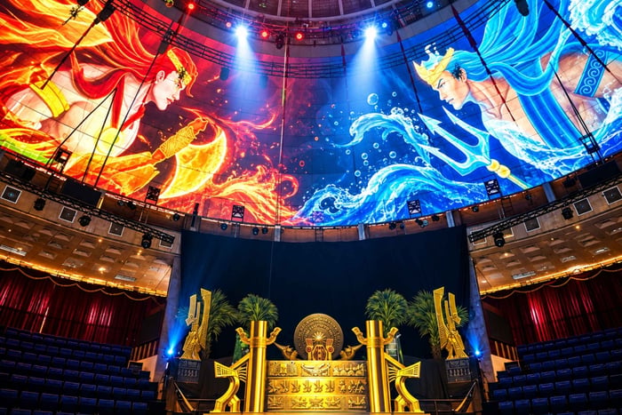 Hanoi: Vietnamees folkloristisch circus met 360°-3D-mapping