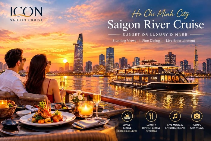 Ho-Chi-Minh-byen: Icon-cruise med øybesøk og aktiviteter