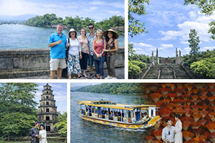 Hue: Royal Tombs & Pagoda Private Tour By Dragon Boat & Car