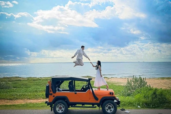 Mui Ne: Jeeptur til sanddynene ved soloppgang eller solnedgang