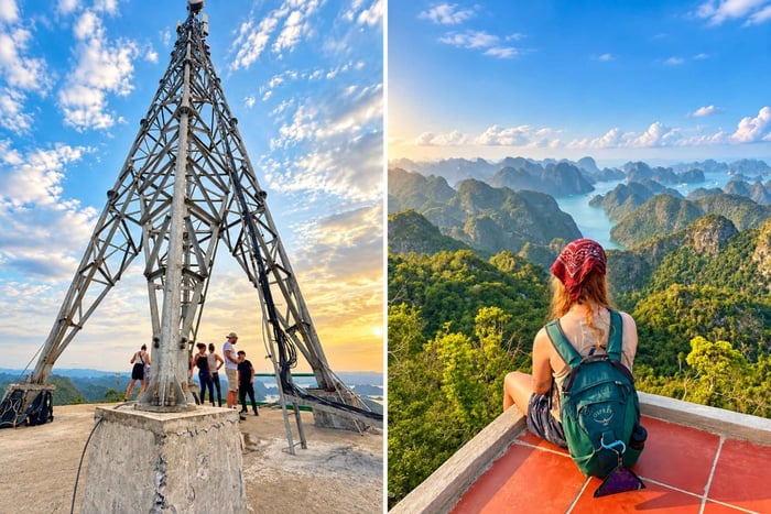 Navy Peak Trekking and Fish Massage in Viet Hai Village.