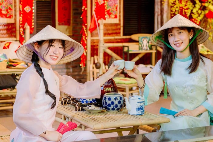 Nha Trang: sesión de fotos con un Ao Dai vietnamita