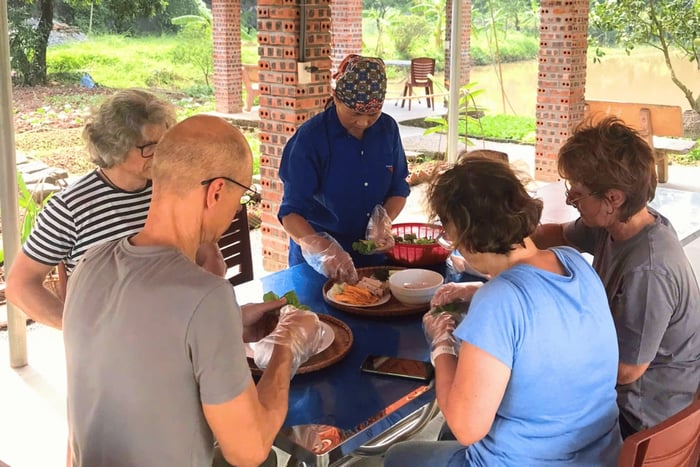 Ninh Binh: clase de cocina de medio día en una casa local.