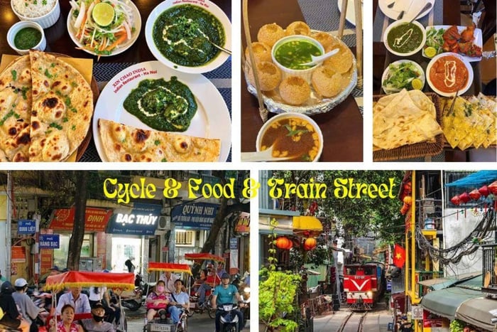 Old Quarter Cycle Tour with Indian Dinner Near Train Street