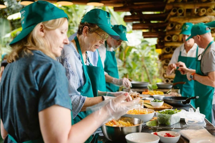 Triem Tay Bamboo-kookles. Het heerlijkste eten van Hoi An.