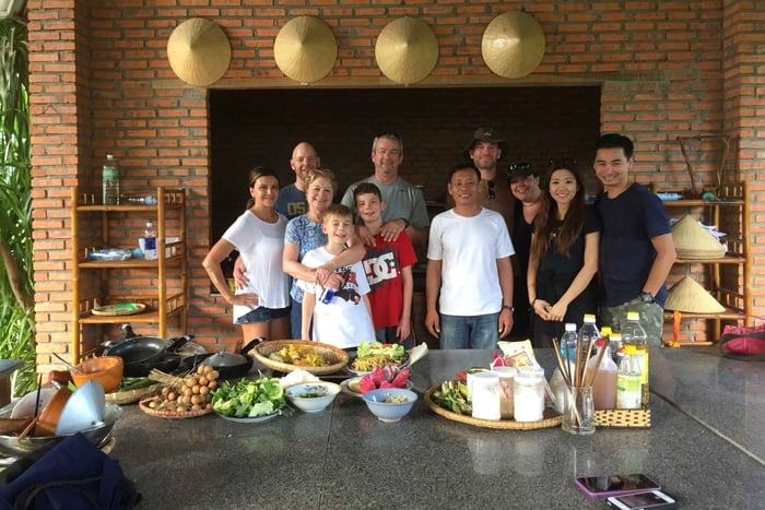 Viet Garden Cooking Class (landskabs- og markedstur)