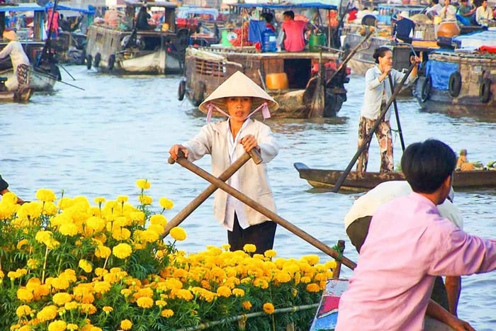 Vanuit HCM: 2-daagse tour Mekong Delta en drijvende markt van Cai Rang