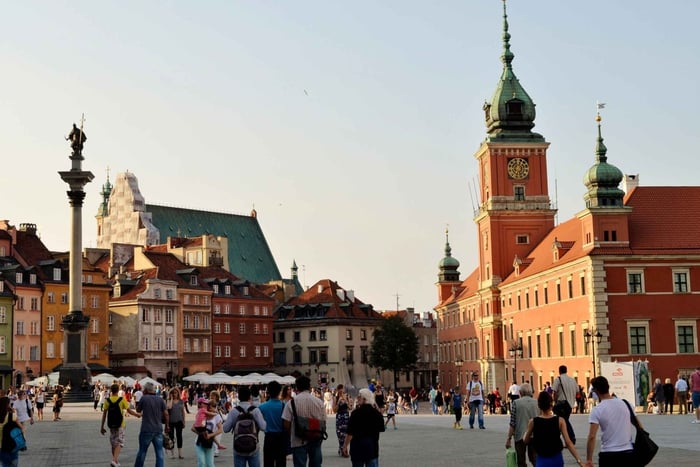 Varsovia: tour guiado a pie por la Ruta Real y el casco antiguo