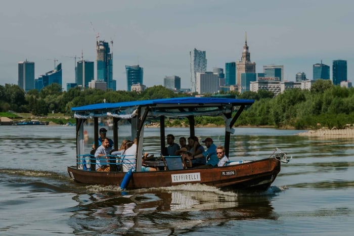 Vistula River Sunset Cruise on Traditional Boat