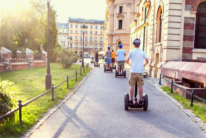Tour in Segway del centro storico di Varsavia della durata di 1,5 ore o di 3 ore