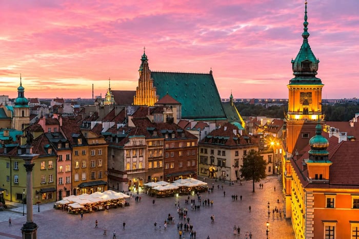 Warszawas gamle bydel i den gyldne time: magi, historier og legender