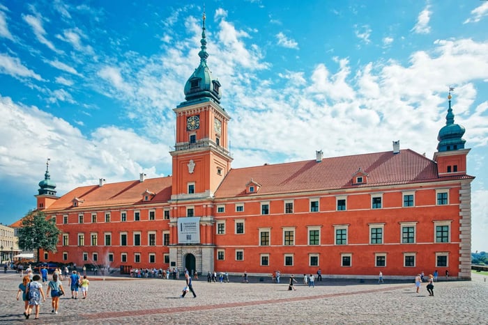 Warszawa: Skip-the-Line Royal Castle guidet tur