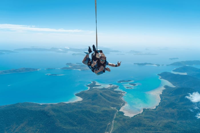 Airlie Beach: Salta en tándem sobre las Whitsundays