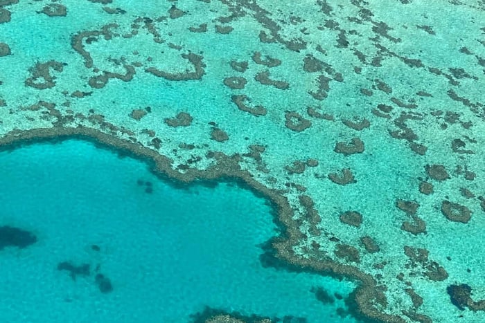 Airlie Beach : Vol panoramique des Whitsundays et de la Grande Barrière de Corail