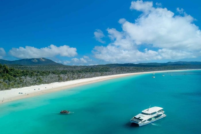Fra Daydream: Halvdagstur til Whitsundays og Whitehaven
