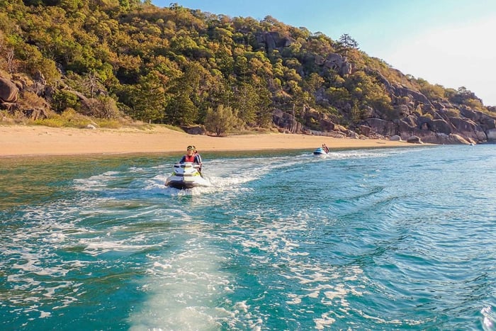 Magnetic Island: jetskitour langs 5 stranden