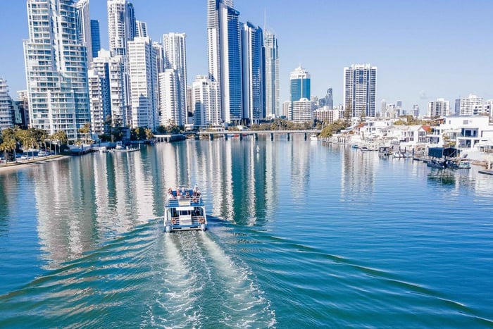 Surfers Paradise : Croisière touristique de midi sur la rivière et le canal