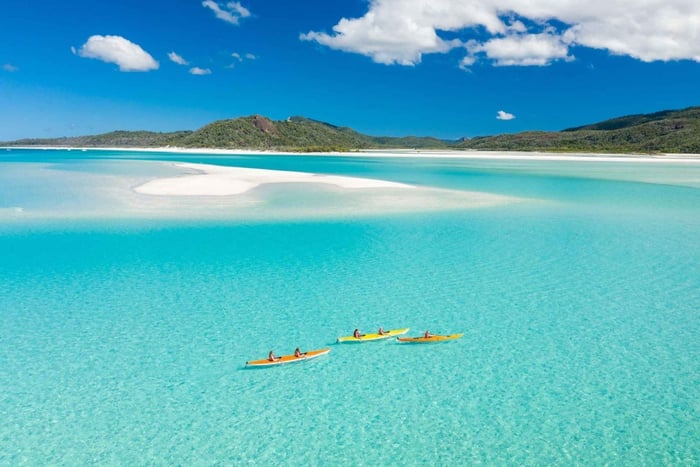 Whitsunday Island Camping Transfer Airlie - Whitehaven Beach