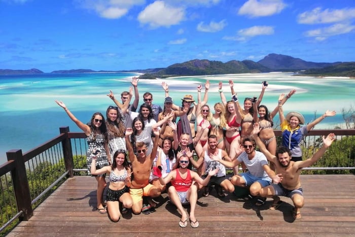 Whitsundays : 2 jours 1 nuit de navigation, plongée avec tuba, Whitehaven