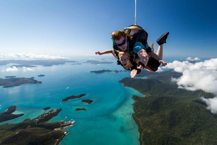 Airlie Beach: Salta en tándem sobre las Whitsundays