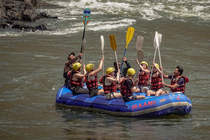 Au départ de Livingstone et des chutes Victoria : Rafting d'une demi-journée sur le Zambèze