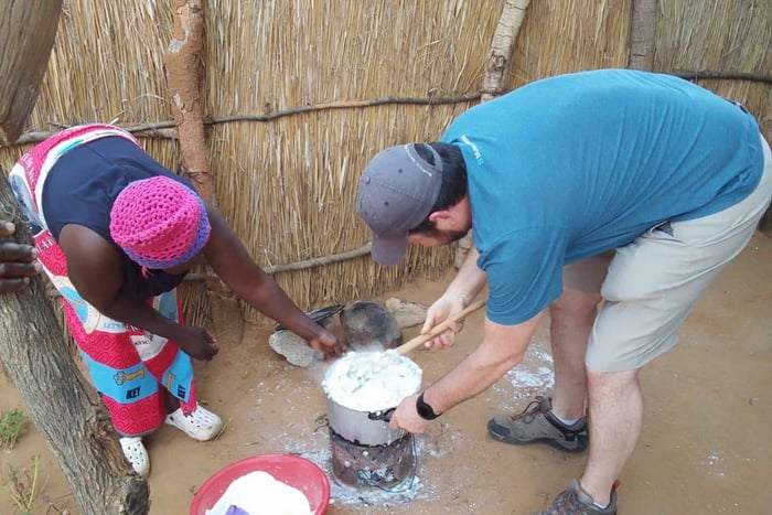 Livingstone: Afrikansk landsby og madlavningsrejse