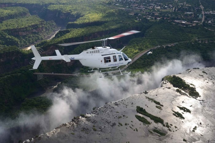 Excursión en helicóptero sobre las cataratas Victoria