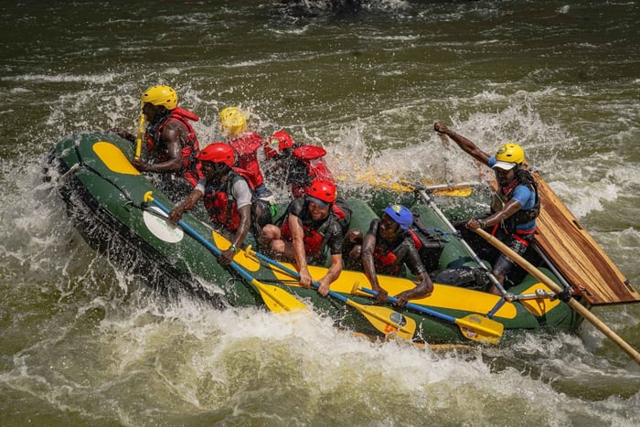Livingstone: aventura de rafting de medio día por el río Zambeze.