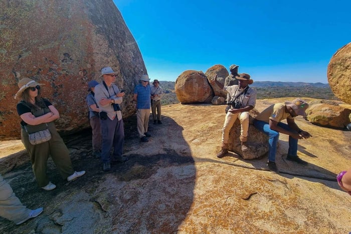 Viagem de 1 dia às colinas de Matobo com observação de rinocerontes