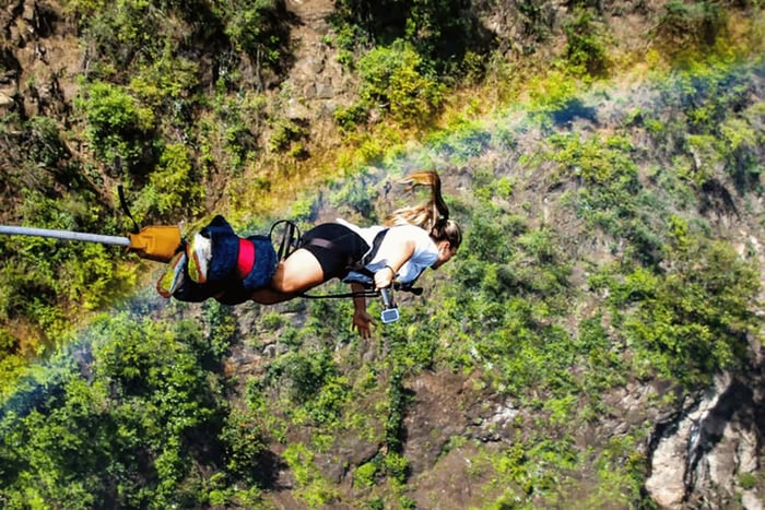 Cataratas Victoria: puenting con fotos y vídeo