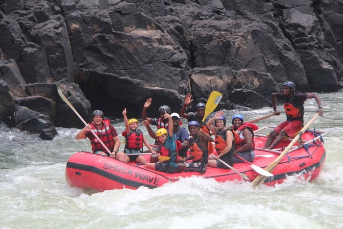 Rzeka Zambezi: Przyjazny dzieciom rafting
