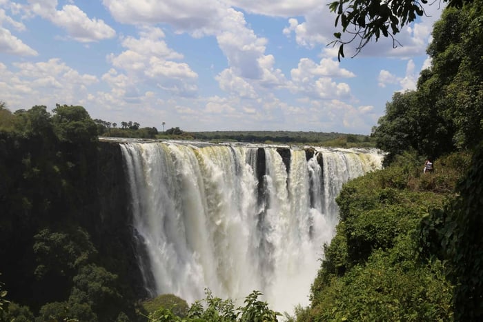 Zimbabwe och Zambia: Guidad tur till vattenfallen från båda sidor