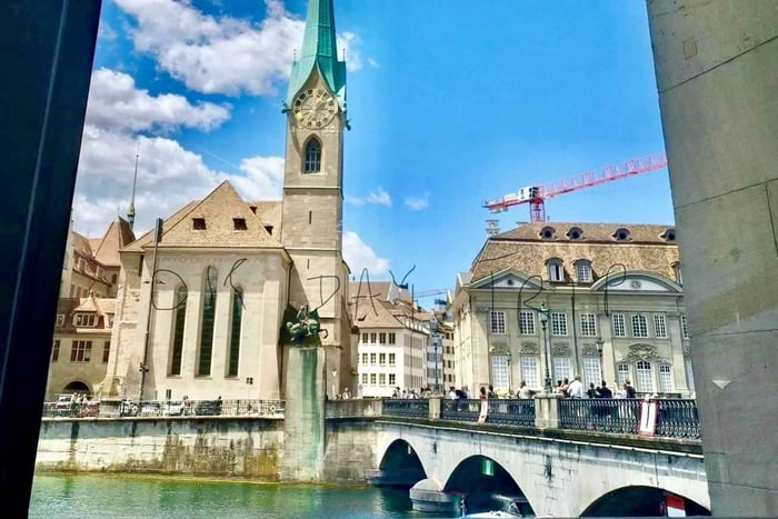 Hidden Zurich walk Free photo Vintage Train Hill River View