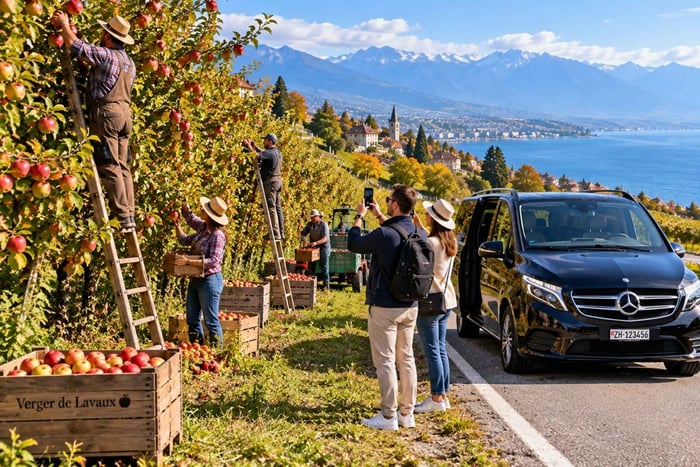 Lucerna: Magia de Outono de Luxo – Rapperswil e Cataratas do Reno