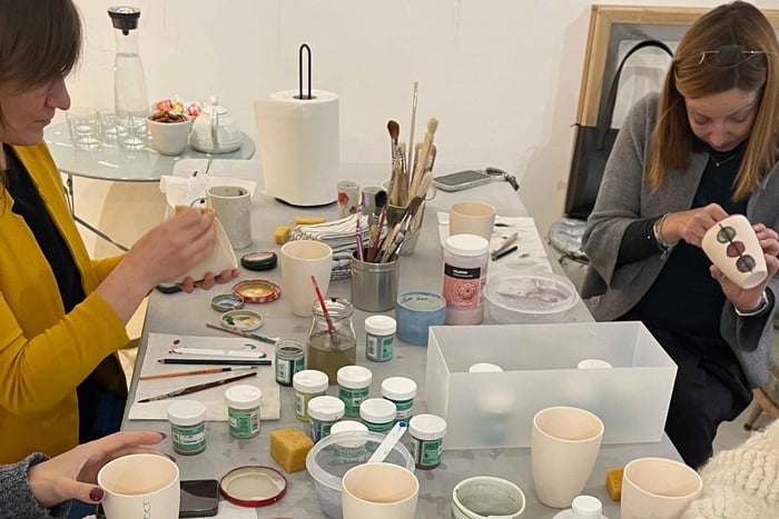 Porcelain Painting Workshop with Local Artist