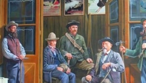 Cross-country skiing at the Run and Skate comp