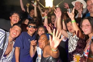 2 tunnin retki Cartagenassa Auringonlaskunäkymä juhlaveneessä