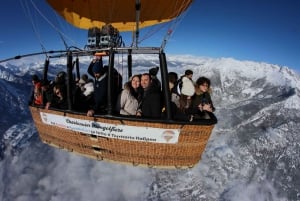 Aosta: Hot-air balloon flight with splendid view of the Alps