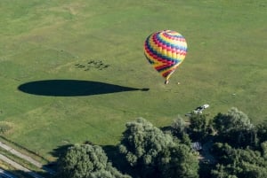 Aosta: Hot-air balloon flight with splendid view of the Alps