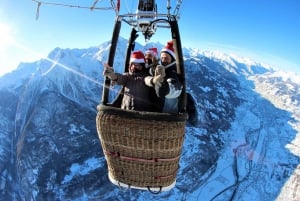 Aosta: Hot-air balloon flight with splendid view of the Alps