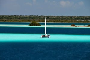 Bacalar Private Catamaran Lunch and Drinks from Costa Maya