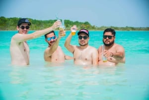 Bacalar Private Catamaran Lunch and Drinks from Costa Maya