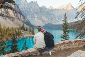 Banff/Canmore: Soluppgång vid Moraine Lake med Lake Louise som tillval