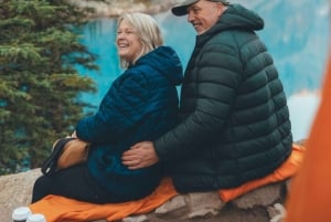 Banff/Canmore: Soluppgång vid Moraine Lake med Lake Louise som tillval
